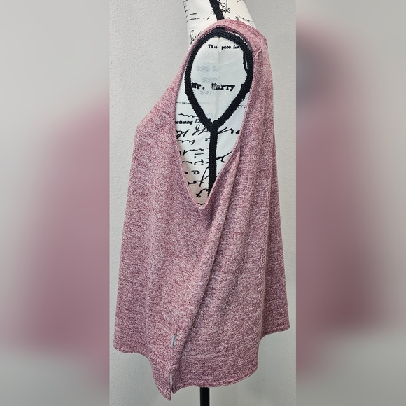 Eddie Bauer Women's Red/White Tight Knit Tank Top Size 2XL - Picture 2 of 12